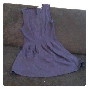 Navy Fit and Flare dress